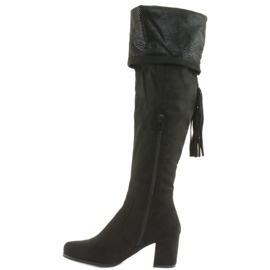 Botas de camurça preta Filippo 514 preto 3