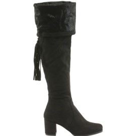 Botas de camurça preta Filippo 514 preto 1