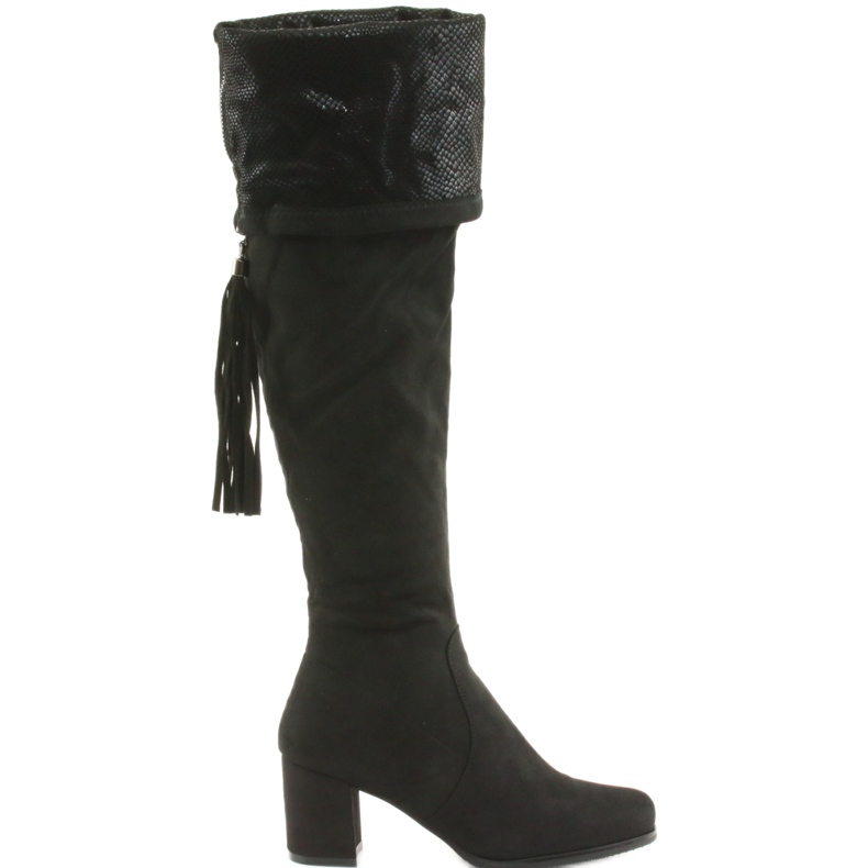 Botas de camurça preta Filippo 514 preto 1