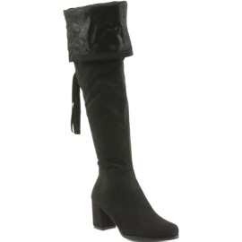 Botas de camurça preta Filippo 514 preto 2