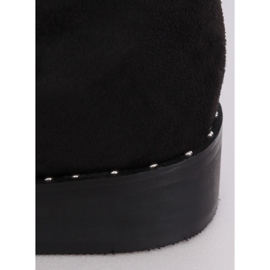 Botas de camurça pretas QT04P pretas preto 2 Botas de camurça pretas QT04P pretas preto 2