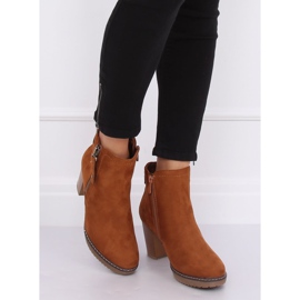 Botas Camel 8B856 Camel camurça de salto alto marrom 1