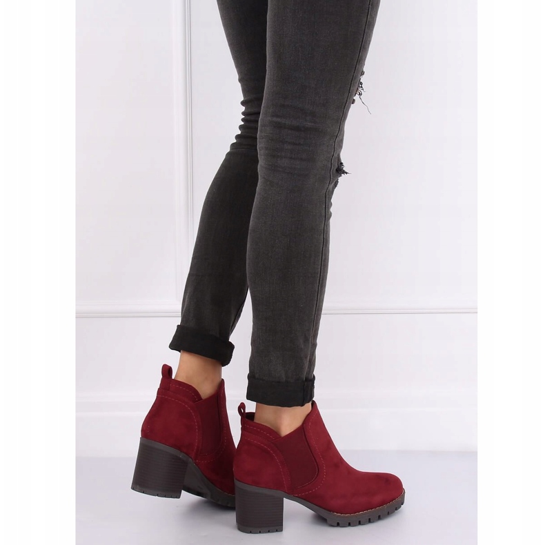 Botas Maroon 8B879 Wine Jodhpur vermelho 1
