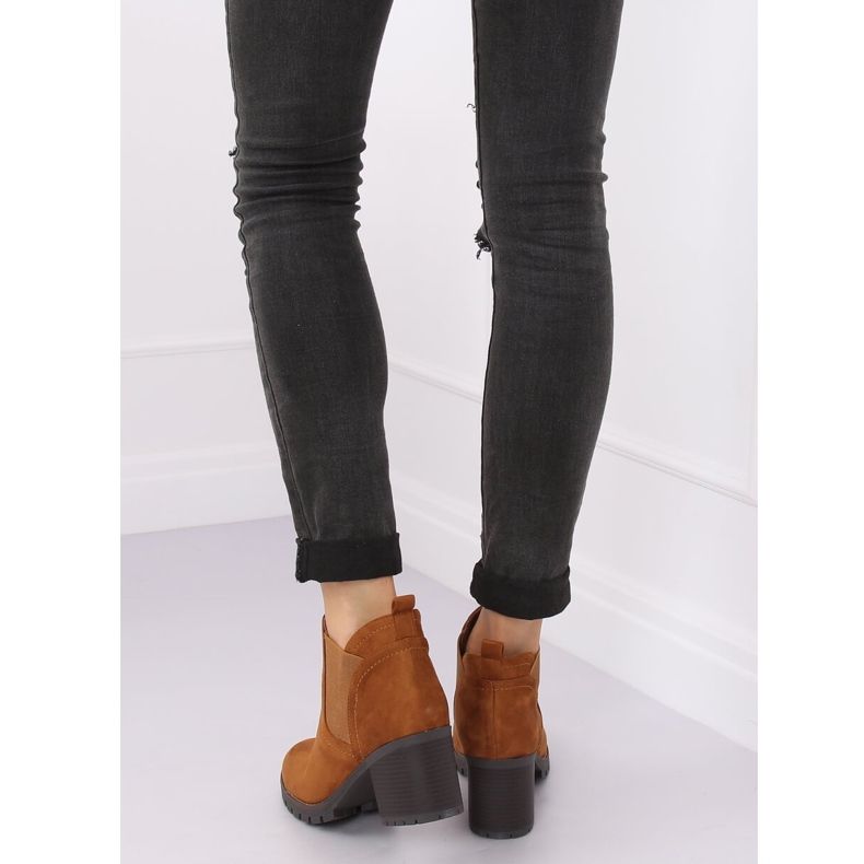 Chelsea botas de salto alto camelo 8B879 Camel castanho 1 Chelsea botas de salto alto camelo 8B879 Camel castanho 1