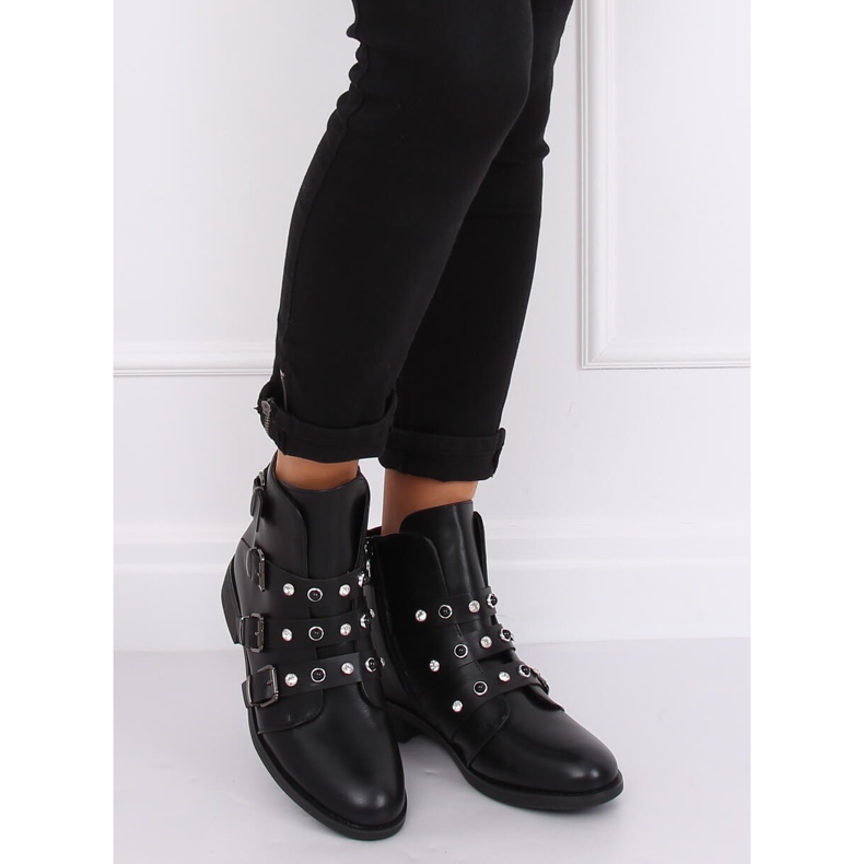 Botas Jodhpur pretas HQ2366 pretas preto 2