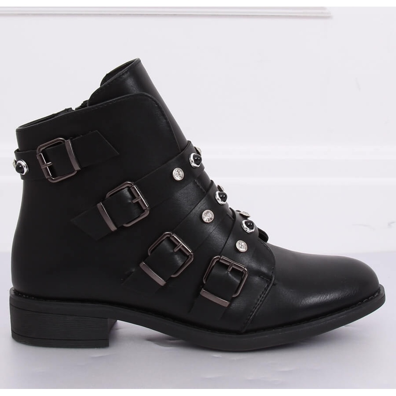 Botas Jodhpur pretas HQ2366 pretas preto 1