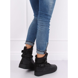 Sapatos esportivos pretos Y-027 pretos 2