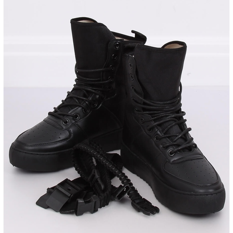 Sapatos esportivos pretos Y-027 pretos 1