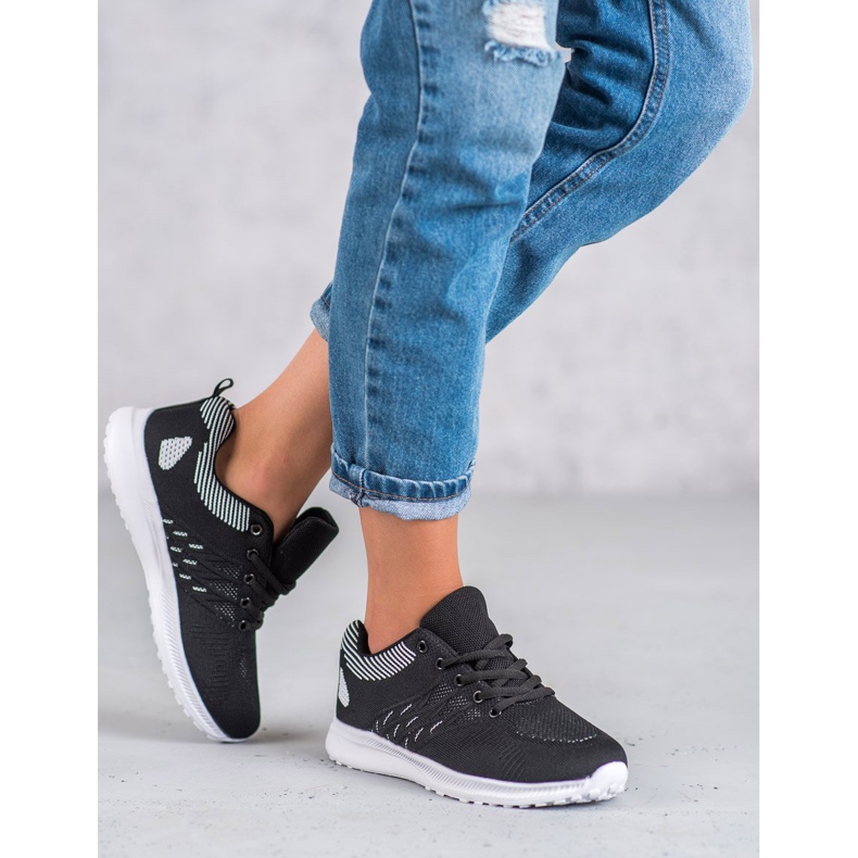 SHELOVET Calçados esportivos leves preto 2