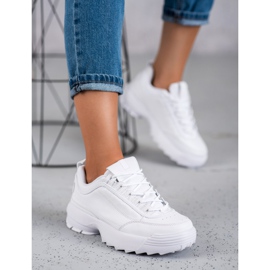 SHELOVET Calçados Esportivos da Moda branco 2