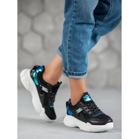 SHELOVET Calçados esportivos confortáveis preto 1