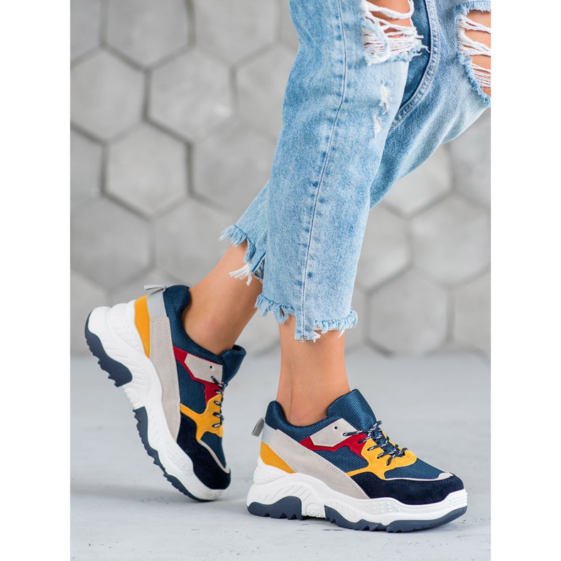 SHELOVET Tênis multicoloridos 1