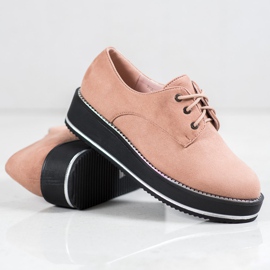 Forever Folie Sapatos na plataforma rosa 1