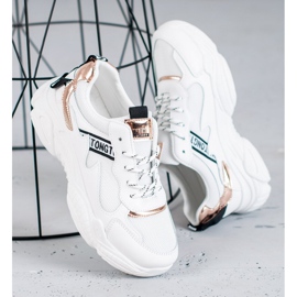 SHELOVET Calçados esportivos confortáveis branco 1