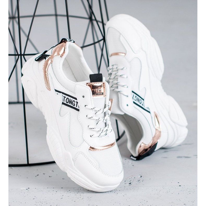 SHELOVET Calçados esportivos confortáveis branco 1