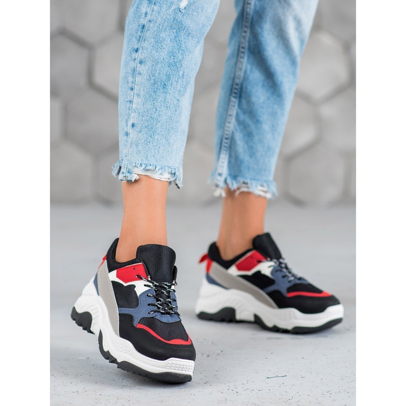 SHELOVET Tênis multicoloridos 2