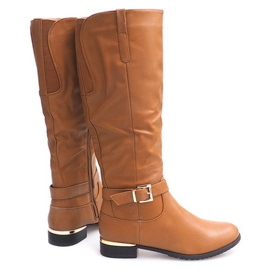 Botas quentes 14023 Camel marrom 2