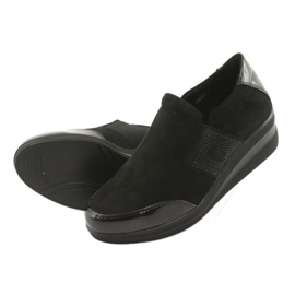 Sapatos pretos na cunha Sergio Leone 225 4