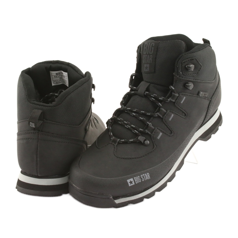Black sports trekking Big Star 174437 preto 3