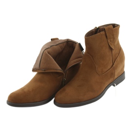 Filippo Botas marrons escondidos koturno 1052 castanho 4