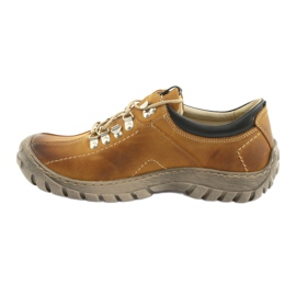 Sapatos de camelo masculinos Riko 904 loucamente ensolarados bege 2