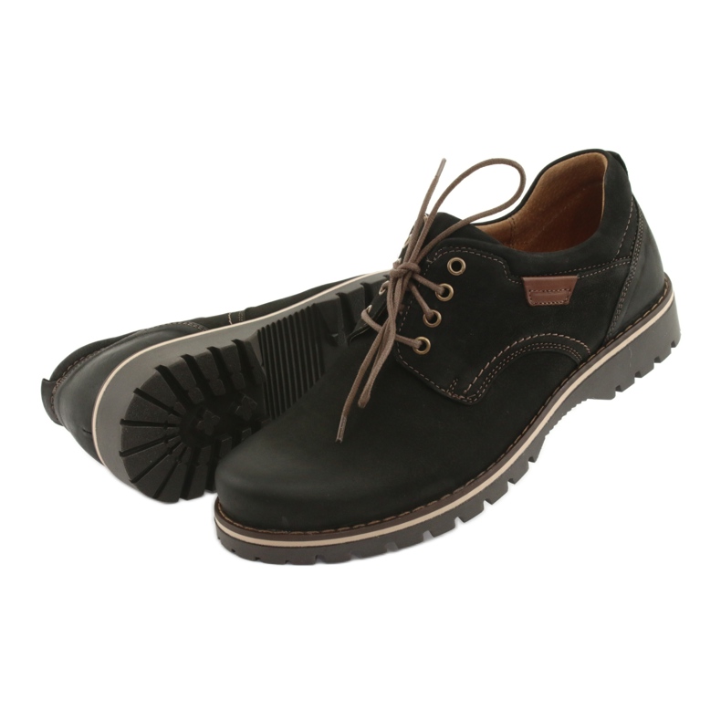Sapatos masculinos Riko 858 pretos 4