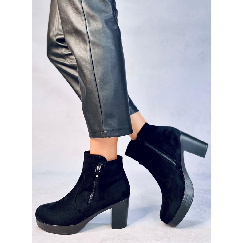 Botas pretas 8B882 pretas de salto alto preto 2