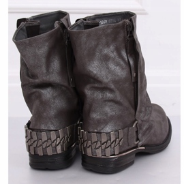 Botas militares cinza LL-166P Cinza 1