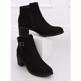 Botas femininas pretas de salto alto 8B982 Pretas preto 2
