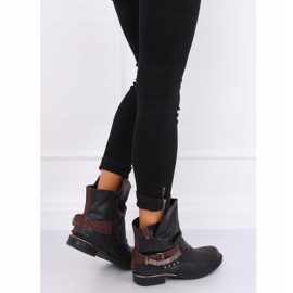 Botas militares pretas LL-165P pretas preto 1