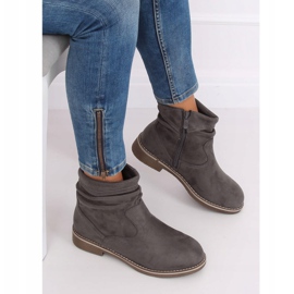 Botas cinza cinza para mulheres W862 cinza 2