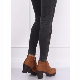 Sapatos de salto alto 8B883 Castanho cáqui 1