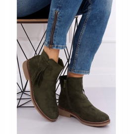 Botas Jodhpur verdes com franjas 8B907 Verde 1 Botas Jodhpur verdes com franjas 8B907 Verde 1