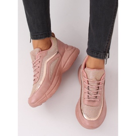 BY-082 sapatos esportivos rosa 1