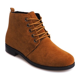 Szunowane Boots FC-P04 Camel castanho 1