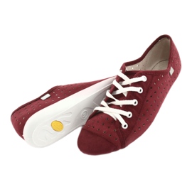 Sapatos juvenis Befado 310Q010 vermelho multicolorido 4