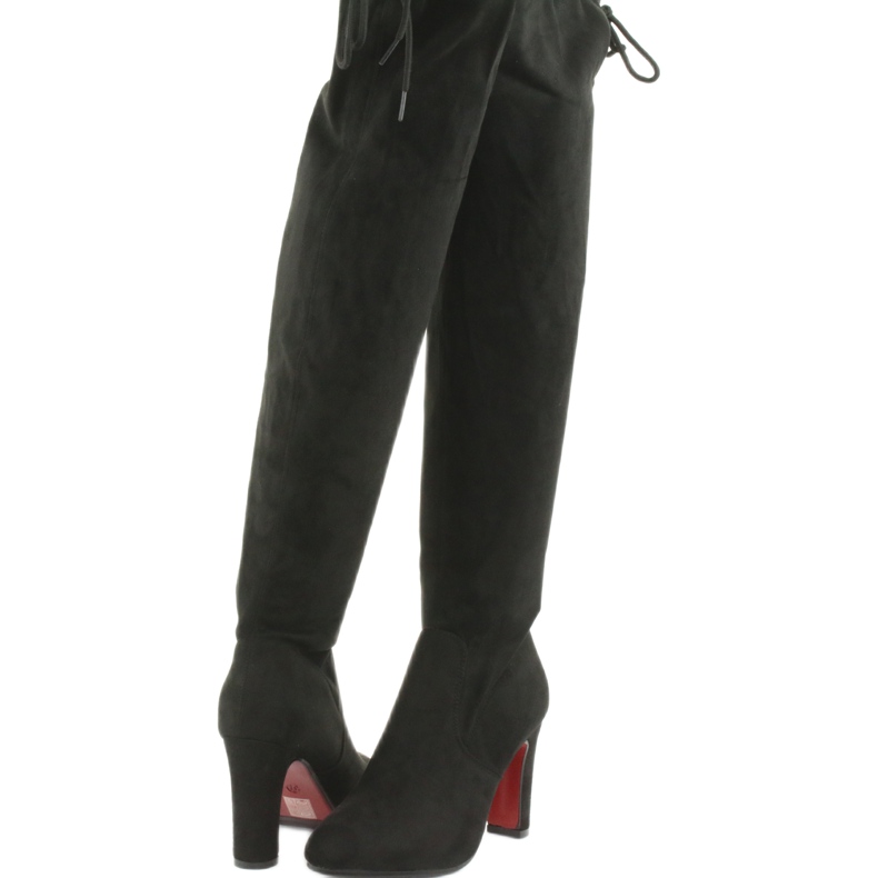 Botas pretas elásticas acima do joelho Filippo 996 preto 3 Botas pretas elásticas acima do joelho Filippo 996 preto 3