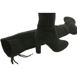 Botas pretas elásticas acima do joelho Filippo 996 preto 5 Botas pretas elásticas acima do joelho Filippo 996 preto 5