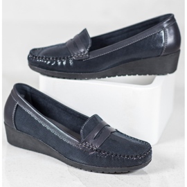 Comer Mocassins azul marinho 2