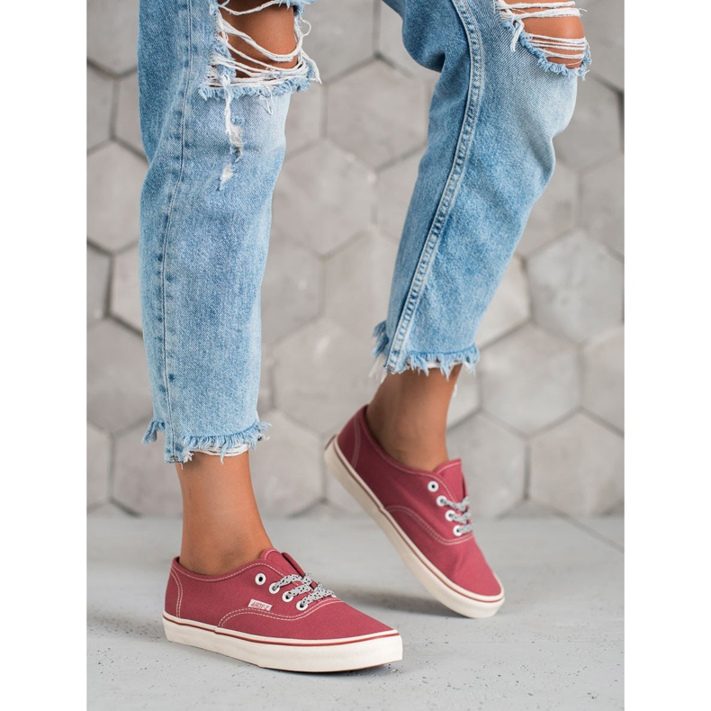 SHELOVET Tênis confortáveis vermelho 2