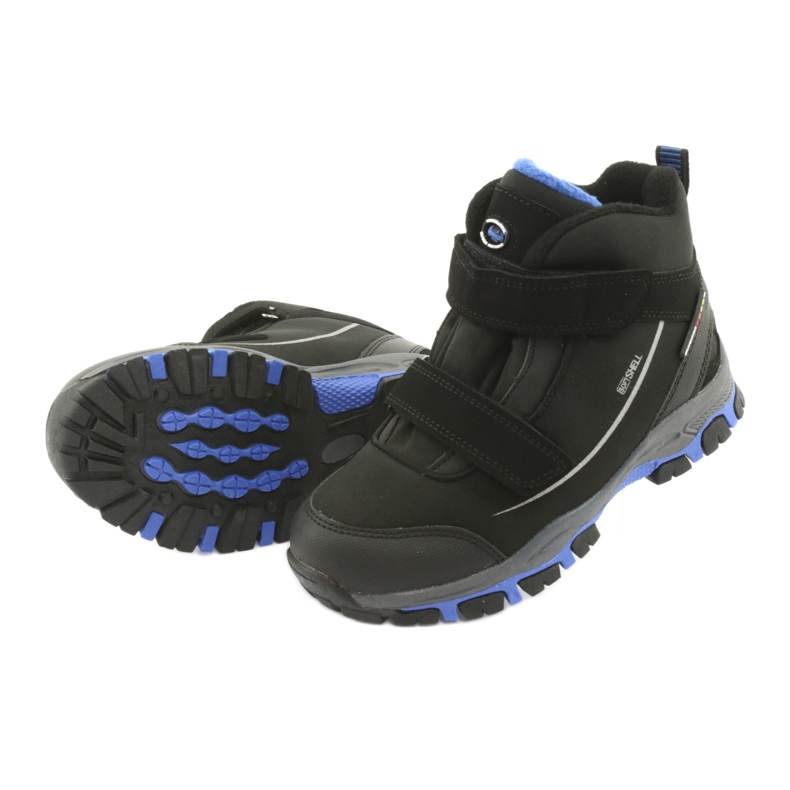 American Club Botas softshell com membrana americana WT64 preto azul 5