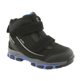 American Club Botas softshell com membrana americana WT64 preto azul 1