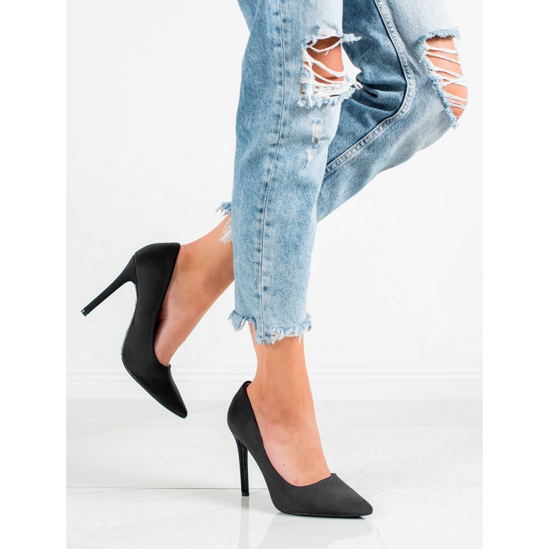 Diamantique Salto alto preto clássico 1