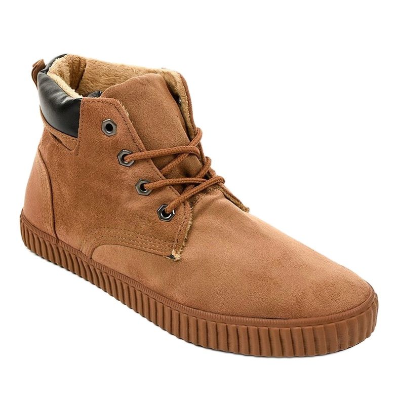 Tênis masculino com isolamento marrom AN06 castanho 1