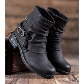 SHELOVET Trabalhadores com uma fivela decorativa preto 1