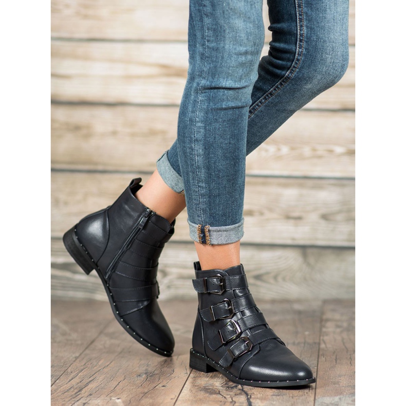 Cm Paris Botas Com Fivelas azul 1