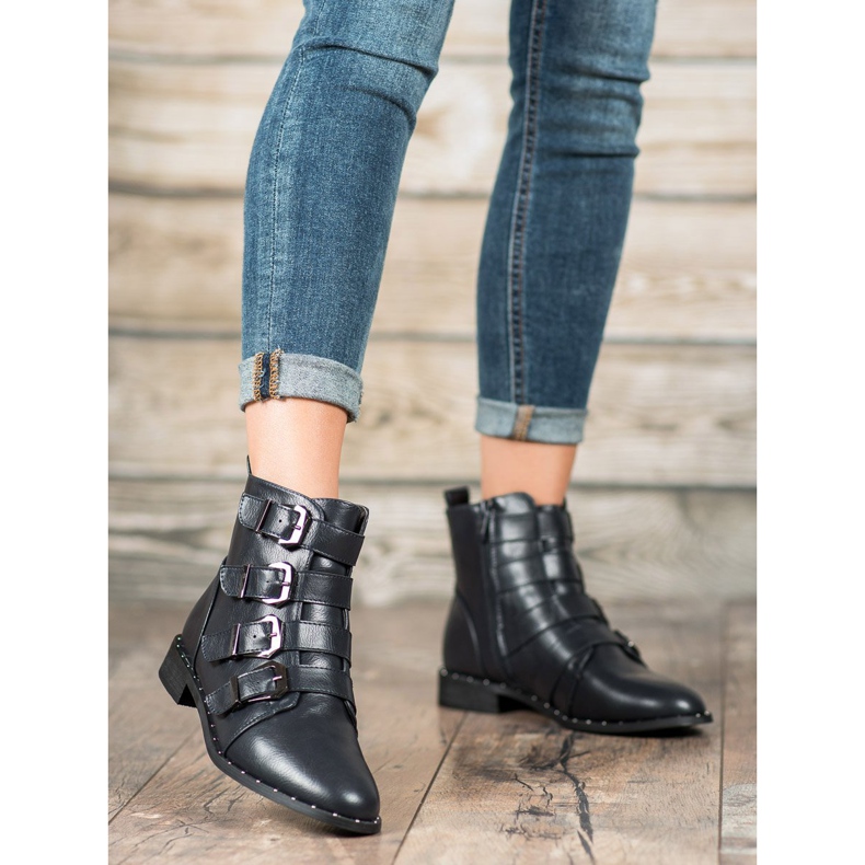 Cm Paris Botas Com Fivelas azul 2