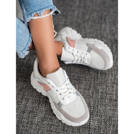 SHELOVET Tênis esportivos branco rosa multicolorido 1