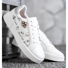 Bestelle Calçados Esportivos Com Ornamentos branco 2