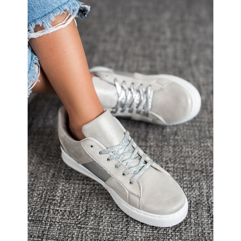 Emaks Tênis da Moda cinza 1